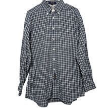 Vtg 90s Tommy Hilfiger Lion Crest Plaid Shirt  Old Money Ivy League Prep... - $29.99