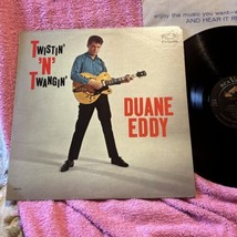 Duane Eddy On Lp &quot; Twistin&#39; &amp; Twangin&#39; &quot; Rock, R&amp;R Original Vinyl Nice - £7.47 GBP