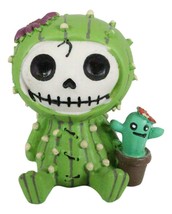 Ebros Furry Bones Desert Cacti The Prickly Cactus Costume Monster Figurine 2.75H - £11.93 GBP