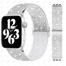 Bohemian Nylon Strap for Apple Watch ultra Serie 8/7 49mm 41mm 45mm 38/42 Elasti - £7.98 GBP