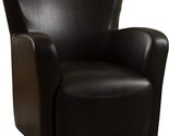 Christopher Knight Home Vada Leather Swivel Chair, Brown - $539.99