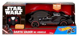 Star Wars Hot Wheels Darth Vader RC Car: Light Sabre Lights &amp; Darth Vader Sounds - £119.06 GBP