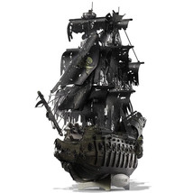 3D Metal Puzzle The Flying Dutchman Model Building Kits Pirate Ship Jigsaw - £39.14 GBP