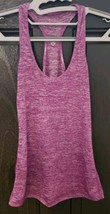 Lululemon Heathered Smoky Rose Pink Reversible Racerback Tank Approx 4 1... - $45.00