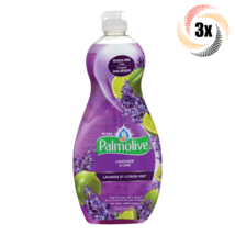 3x Bottles Palmolive Ultra Lavender &amp; Lime Scent Dish Soap | 20 fl oz - £18.44 GBP