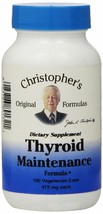 Dr. Christopher&#39;s Original Formulas Thyroid Maintenance Formula Capsules, 100... - £15.16 GBP