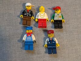 Lot De 5 LEGO Express 4534 Électrique Train Set Mini Figurine Conducteur... - $93.43