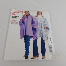 Easy Stitch n Save McCalls 4207 Women Poncho Cape Polar Fleece 2003 Size... - $9.75