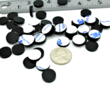 Lot of 24 pcs  13mm Dia  X 3mm Tall Rubber Feet Bumpers  3M Adhesive Bac... - $12.00
