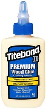 Titebond II 2 Premium WOOD GLUE Clear Water &amp; UV Resistant  Exterior 4 o... - $22.51
