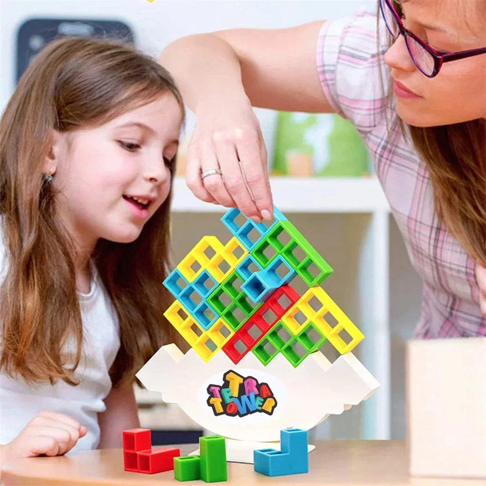 Kids Balance Tower Toys Puzzle Board Game Building Block Educational Toys for - £13.77 GBP+