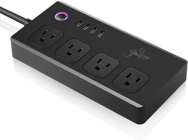 Smart Power Strip With Usb Ports Jinvoo Wifi Extension Cord Compatible With - £33.86 GBP