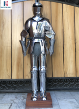 Knight Reenactment Suit Of Armor Fully Wearable Armour Costume Collectible Hallo - £631.97 GBP