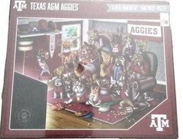 Texas A&amp;M Aggies A Real Nailbitter 500 Piece Puzzle Dogs Game Cheer Foot... - $14.99
