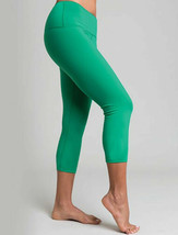 Tanya-b Femmes Vert Trois-Quarts Leggings Yoga Pantalon Taille:L - Srp - $18.80