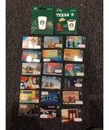 20 USA Starbucks Coffee City Card Lot Gift Cards 2011, 12, 13, 14 no value - £44.29 GBP