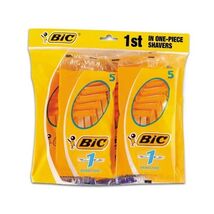 BiC 1 Sensitive Mens Single Blade Disposable Shaver 8 Packs of 5  - $31.00