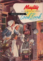 Vintage Maytag 1949 Dutch Oven Gas Range Instruction Manual &amp; Cookbook - £3.19 GBP