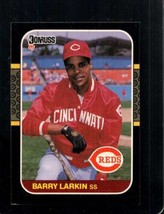 1987 Donruss #492 Barry Larkin Exmt (Rc) Reds Hof Id: 249612 - £4.22 GBP