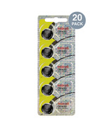 Maxell CR1620 3V Lithium Coin Cell Batteries (20 Pack) + Tracking Included - $37.99