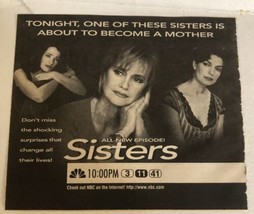 Sisters Tv Guide Vintage Print Ad Sela Ward Tpa12 - £4.81 GBP