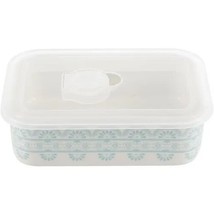 Pioneer Woman ~ Ceramic Food Storage Container ~ Vintage Floral Pattern ... - $30.00