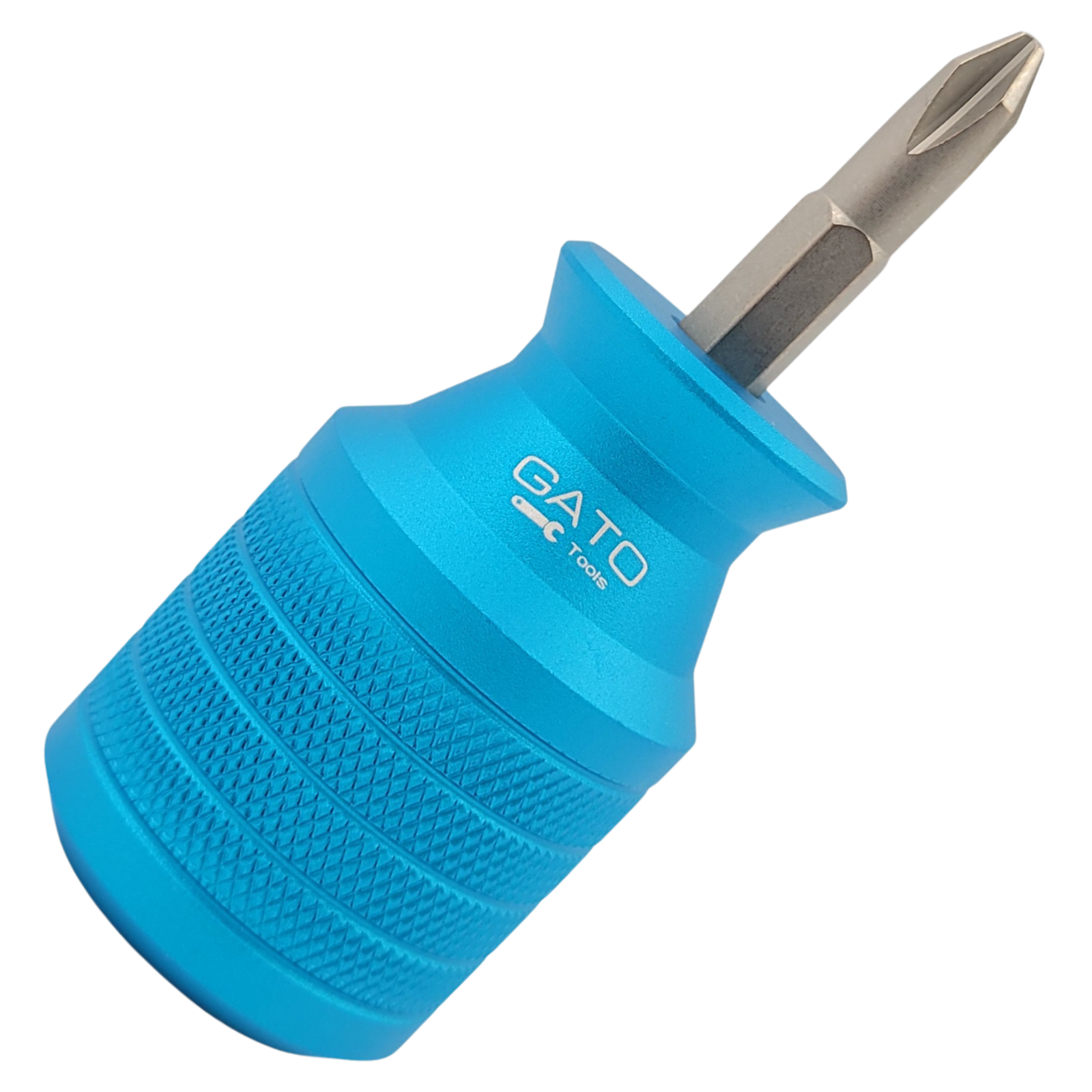 Magnetic Short Stubby Screwdriver - Double Ended with Phillips and Slotted Flat - £13.66 GBP