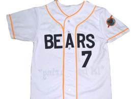 Bad News Bears Movie #7 Button Down New Men Baseball Jersey White Any Size image 4