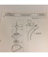 1984 Weed Eater Model 500 &amp; 510 Power Blower Attachment Parts List 66082 - $14.99