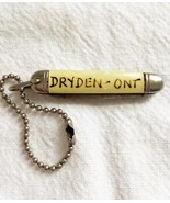 Vintage Key Chain Pocket Knife Mother Pearl 2&quot; Souvenir Dryden Canada En... - $280.60 MXN