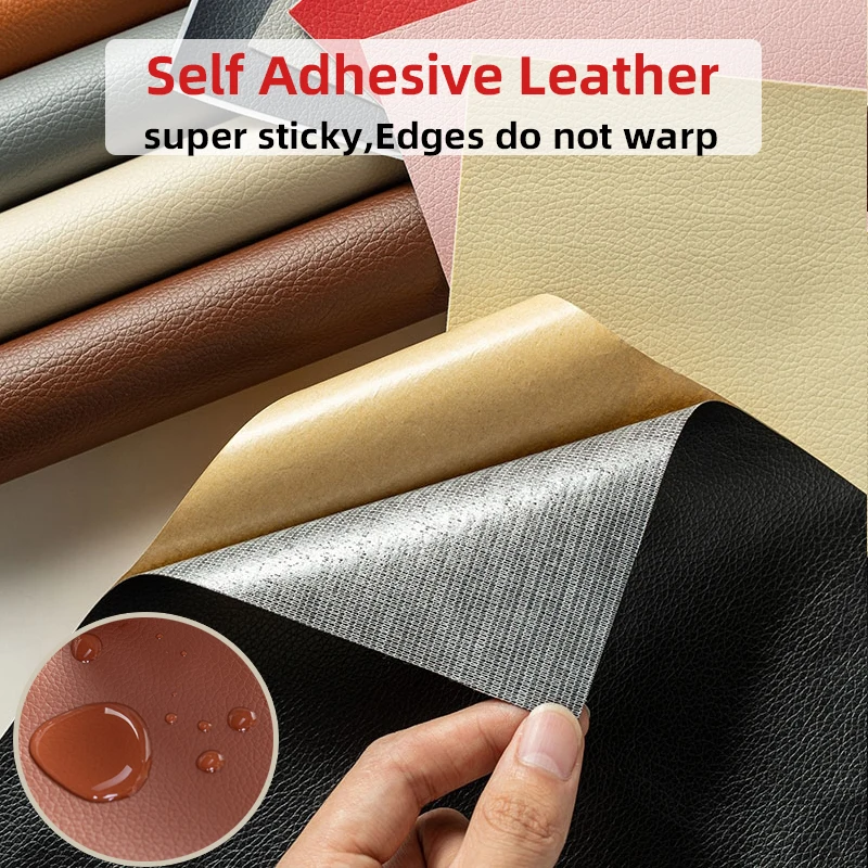 House Home 20/50X137cm Self Adhesive Leather Repair Patch Sofa Furniture Car Sea - £21.33 GBP