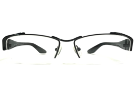 Iyoko-Inyake Brille Rahmen IY 287 Col.6 Schwarz Rechteckig Halbe Felge 56-15-130 - £69.61 GBP