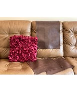 3 pc Premium Brown Vinyl headrest and armrest set. Perfect for office ga... - $45.50