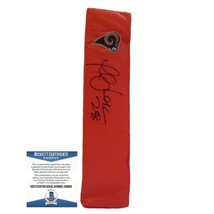 Marshall Faulk St Louis Rams Signed Football Pylon Beckett Autograph COA... - $247.47