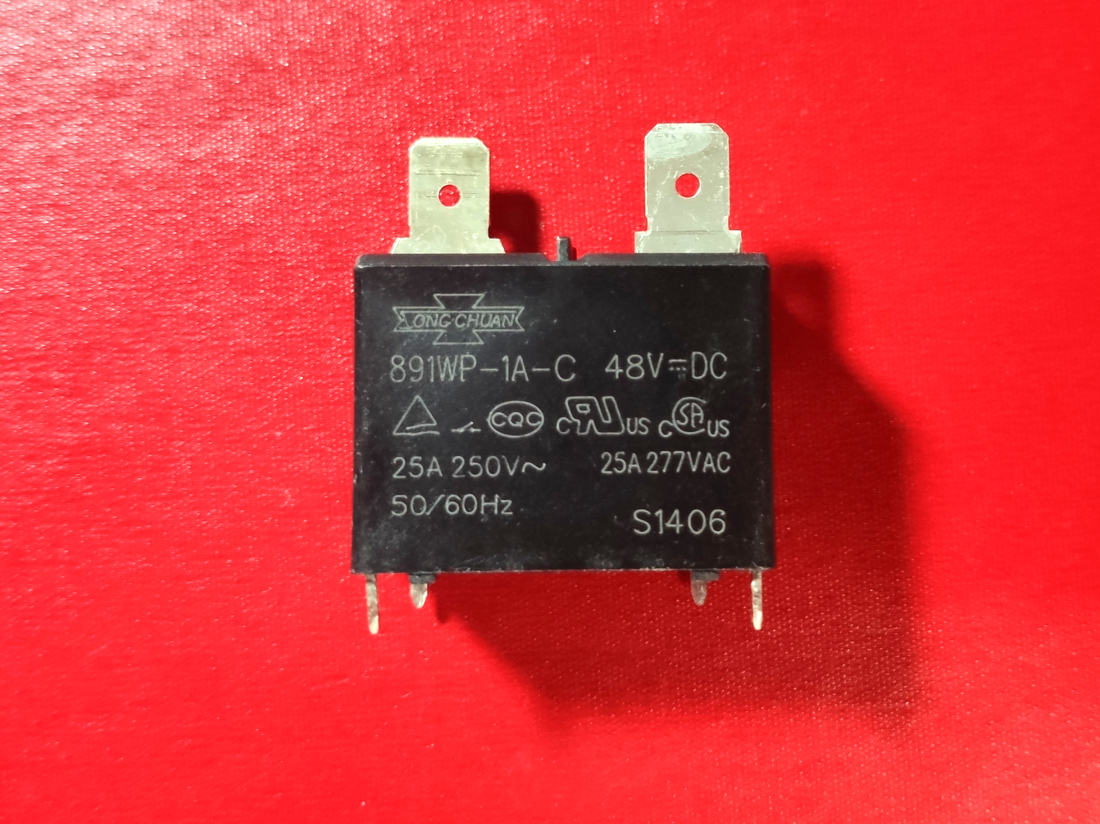891WP-1A-C, 48VDC Relay, SONG CHUAN Brand New!!