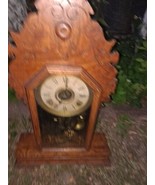 Antique Seth Thomas Gingerbread Clock 290s 8 Day Half Hour Strike - £126.60 GBP