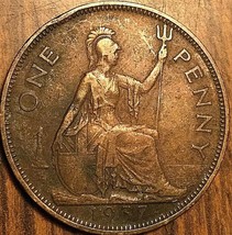 1937 Uk Gb Great Britain One Penny - £1.33 GBP