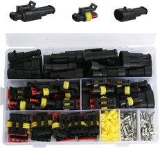 352Pieces Waterproof Wire Connectors Terminals - Automotive Motorcycle C... - £28.70 GBP