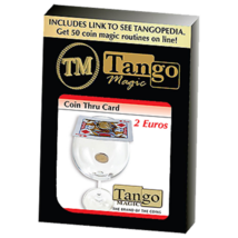 Coin thru Card (2 Euro) by Tango (E0015) - Trick - £68.52 GBP