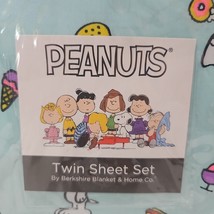 New Snoopy Peanuts Twin Sheet Set Berkshire Blanket Home New In Package  - $461.44 MXN