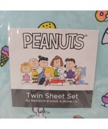 New Snoopy Peanuts Twin Sheet Set Berkshire Blanket Home New In Package  - $461.44 MXN
