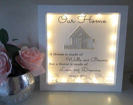 23cm Personalised Our Home frame, New Home gift, New Home decor, New Hom... - £25.98 GBP