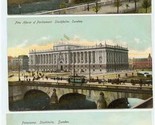 3 Stockholm Sweden UDB Postcards House of Parliament Gustavus Adolphus S... - $17.82