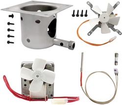 Grill Induction Fan Kit Fire Burn Pot And Hot Rod Ignitor With Screws An... - £62.94 GBP