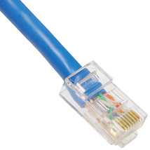 New 7&#39; CAT5E T568B Patch 7FT Blue Cable Cord Cat 5e Ethernet Network Utp 7 Feet - £0.97 GBP