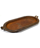 Vintage Cast Iron Griddle Oval Skillet Campfire Cooking Outdoor Rustic -... - €103,29 EUR