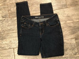 Old Navy Rockstar Denim Jeans size 4 Regular 4R Skinny Womans Dark Wash - $15.21