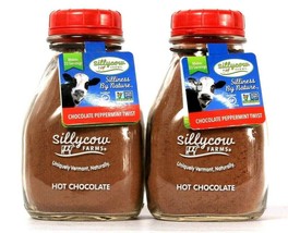 2 Count Sillycow Farms 16.9 Oz Chocolate Peppermint Twist Hot Chocolate BB 6/24