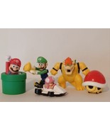 2022 McDonald&#39;s Happy Meal The Super Mario Bros. Movie Lot Of 5 Mario Lu... - $14.35