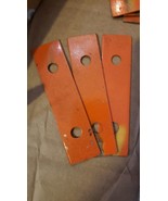NEW LOT of 3 Raymond truck Forklift Bumper Spacer Bar Orange 10 cm # 820... - $38.94 CAD